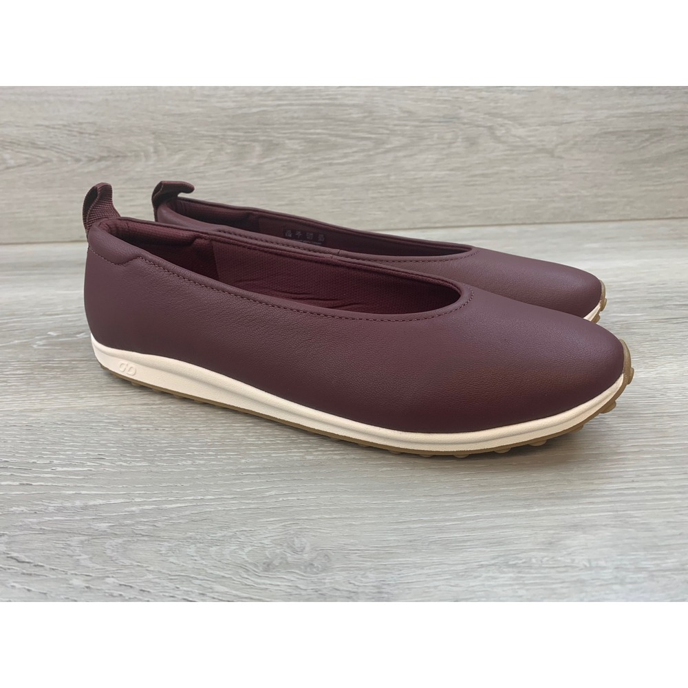 Naturalizer Women's Loafers Flats Burgundy Leather Slip On 9.5 Comfort Shoes